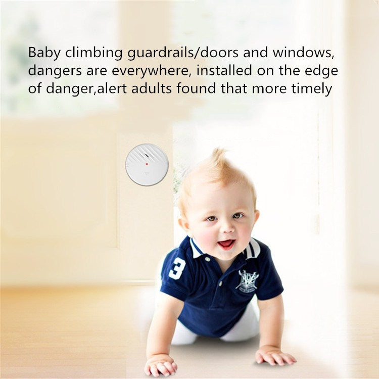 125dB Vibration Sensor Alarm Door and Window Alarm Home Personal Anti-theft Alarm