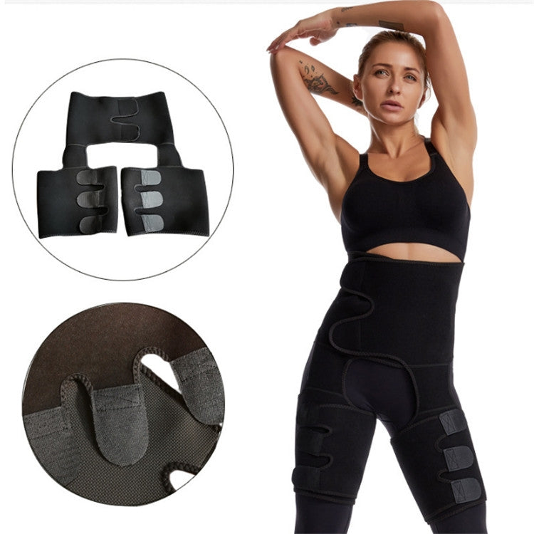 3 In 1 Hip Belt Girdle Exercise Bodybuilding Adjustable One-piece Waist Girdle