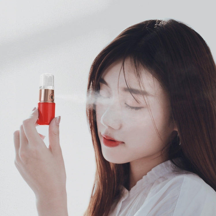 Lipstick Style Handheld Mini FacialHydration Instrument Moisture Meter Automatic Alcohol Sprayer