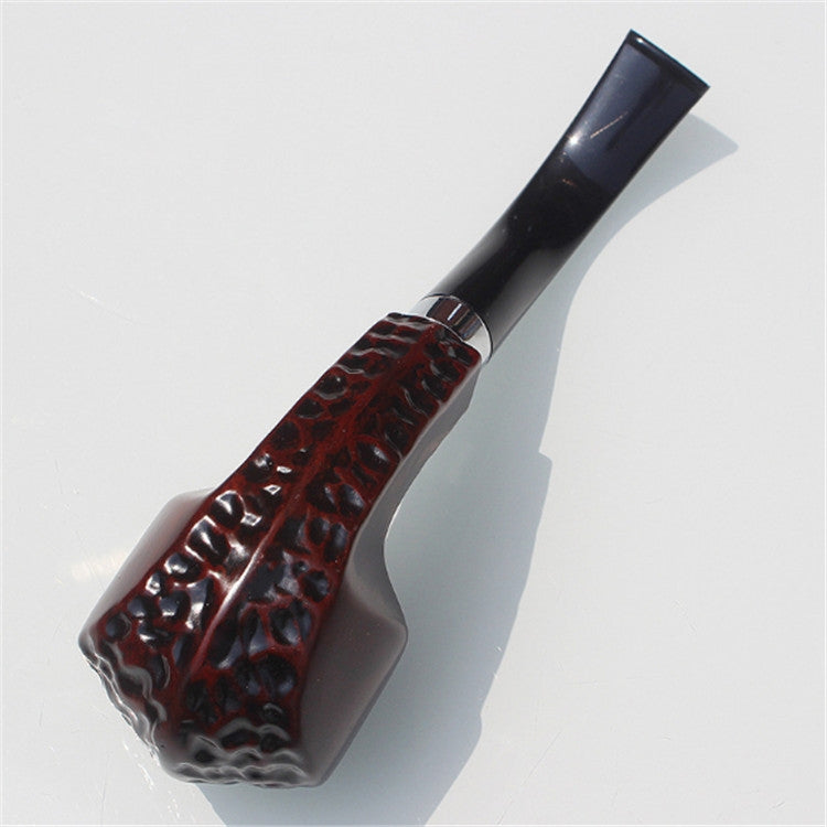 Bakelite Resin Pipe Iron Pot Dry Pipe Men Portable Filter Curved Pipe