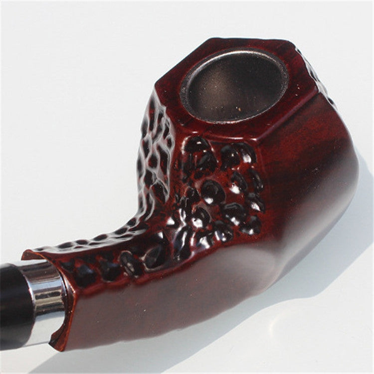 Bakelite Resin Pipe Iron Pot Dry Pipe Men Portable Filter Curved Pipe