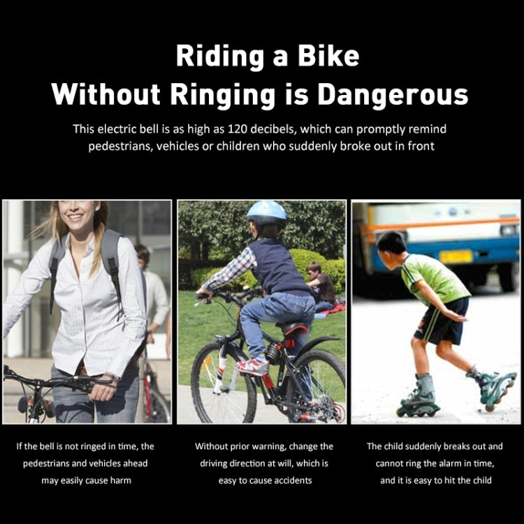120 dB Bicycle Bell Mountain Bike Electric Horn