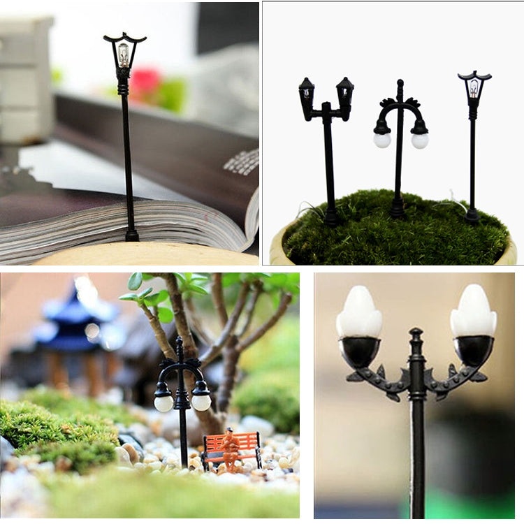 2 PCS Moss Micro Llandscape Decoration Succulent Ecological Bottle Bonsai Pot Model Lamp Ornament
