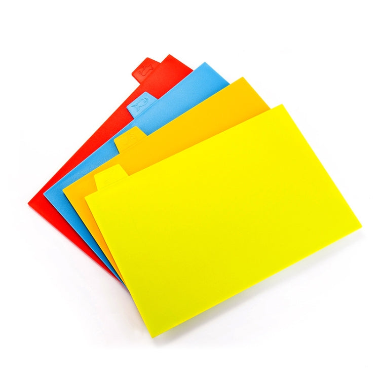 4 in 1 Classified Cutting Board Multifunctional Household Plastic Fruit Cutting Board Set