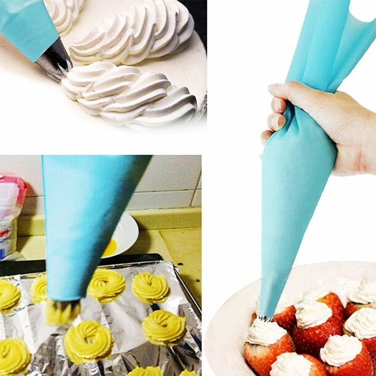 4 PCS Silicone Icing Piping Cream Pastry Bag Nozzle DIY Cake Decorating Tools