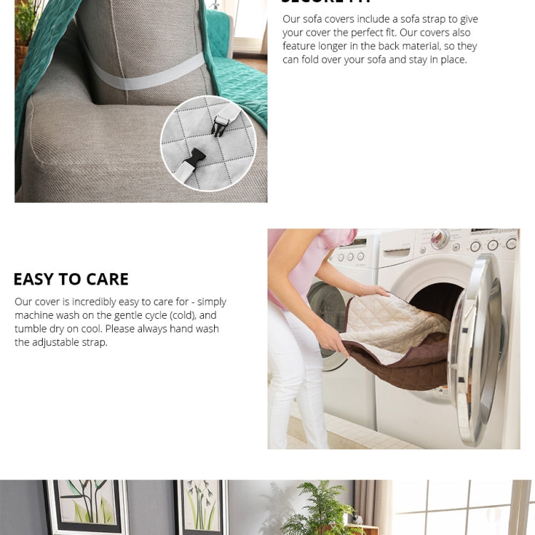 Reversible Machine Washable Sofa Couch Covers Anti-slip Recliner Sofa Protective Mat for Pet Dogs Cats