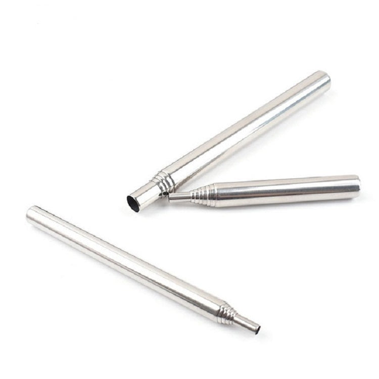 2 PCS Outdoor Camping Fire Tool Stainless Steel Blower Picnic Barbeque Barbecue Tool Retractable Blow Torch