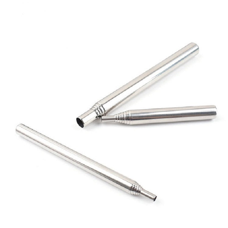 2 PCS Outdoor Camping Fire Tool Stainless Steel Blower Picnic Barbeque Barbecue Tool Retractable Blow Torch