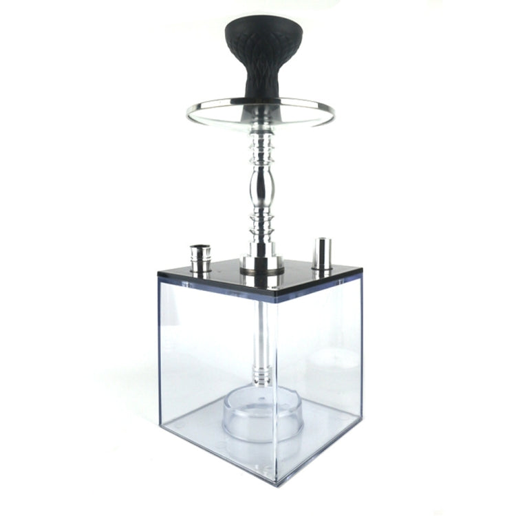 Square Acrylic Hookah Set