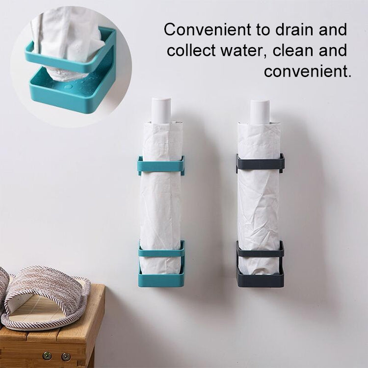 Umbrella Stand Behind Multifunctional Wall Hanging Umbrella Barrel Door