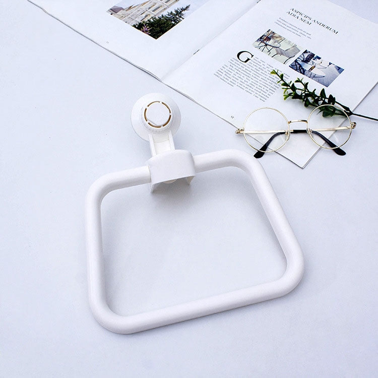 Multifunctional Toilet Suction Cup Towel Ring Rack