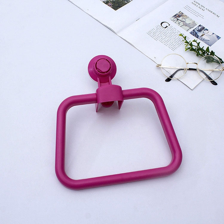 Multifunctional Toilet Suction Cup Towel Ring Rack