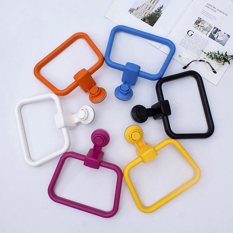 Multifunctional Toilet Suction Cup Towel Ring Rack