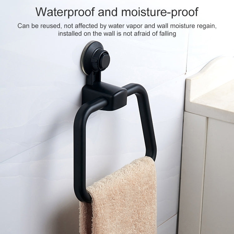Multifunctional Toilet Suction Cup Towel Ring Rack