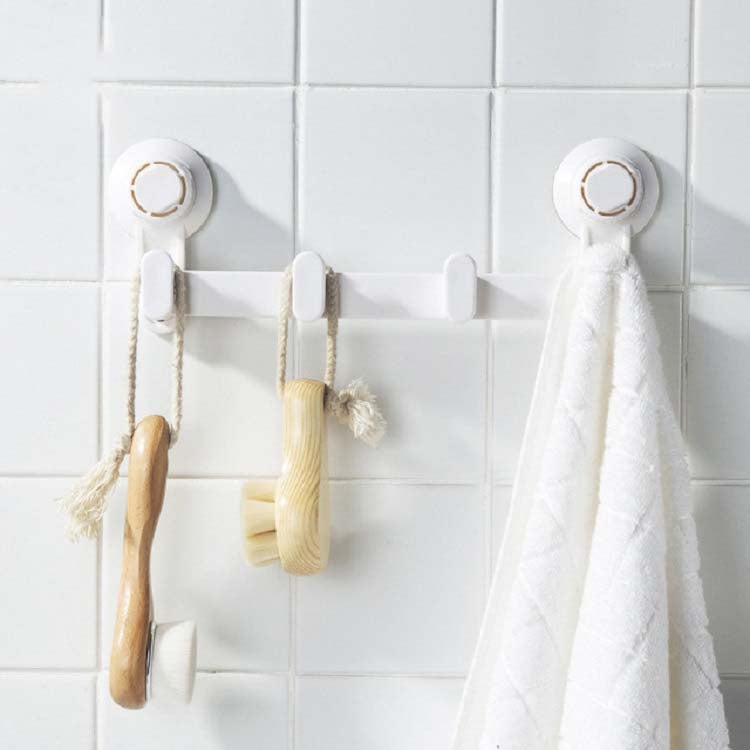 Four Hooks Viscose Row Hook Between Bathroom