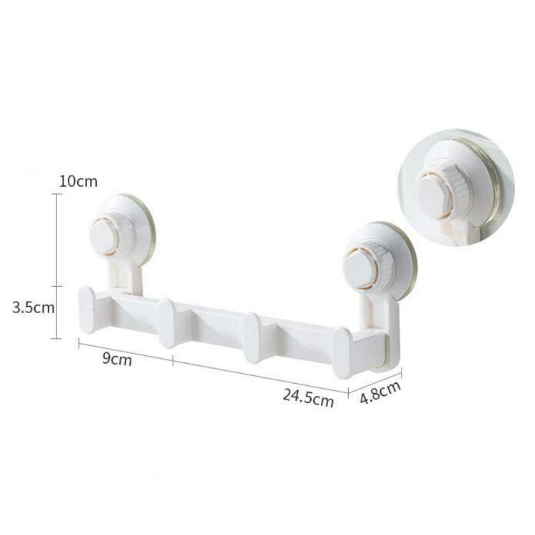 Four Hooks Viscose Row Hook Between Bathroom