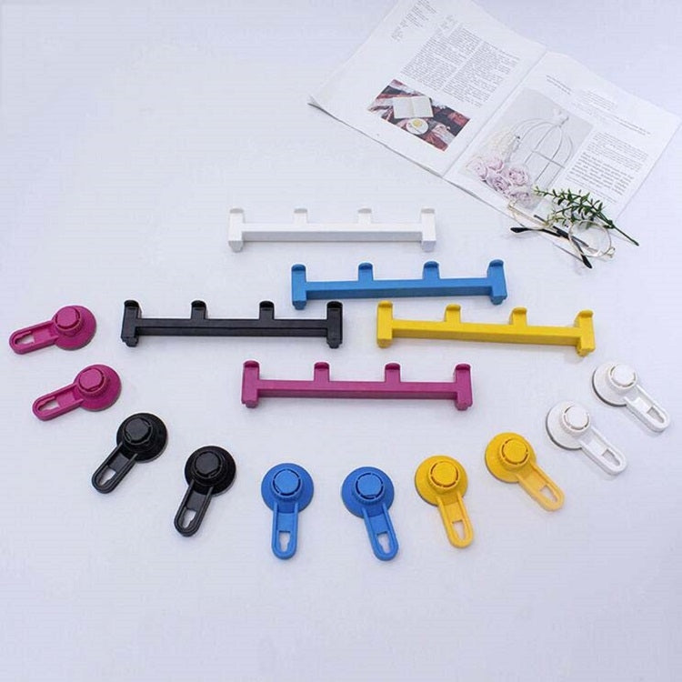 Four Hooks Viscose Row Hook Between Bathroom