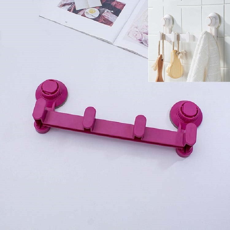 Four Hooks Viscose Row Hook Between Bathroom