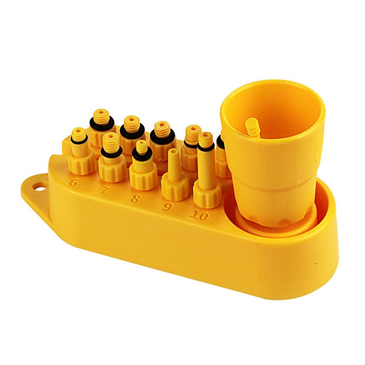 Bicycle Universal Hydraulic Bleed Adapters Set(10 in 1) Include Oil Funnel