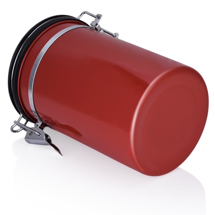 Coffee Container Stainless Steel Tea Storage Chests Black Kitchen Sotrage Canister Coffee Tea Caddies Teaware