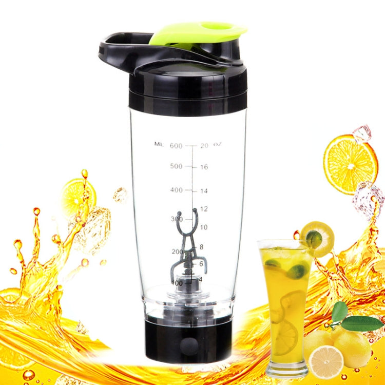 600ML Mixer Water Bottle Portable Electric Protein Automatic Creative Coffee Milk Cup