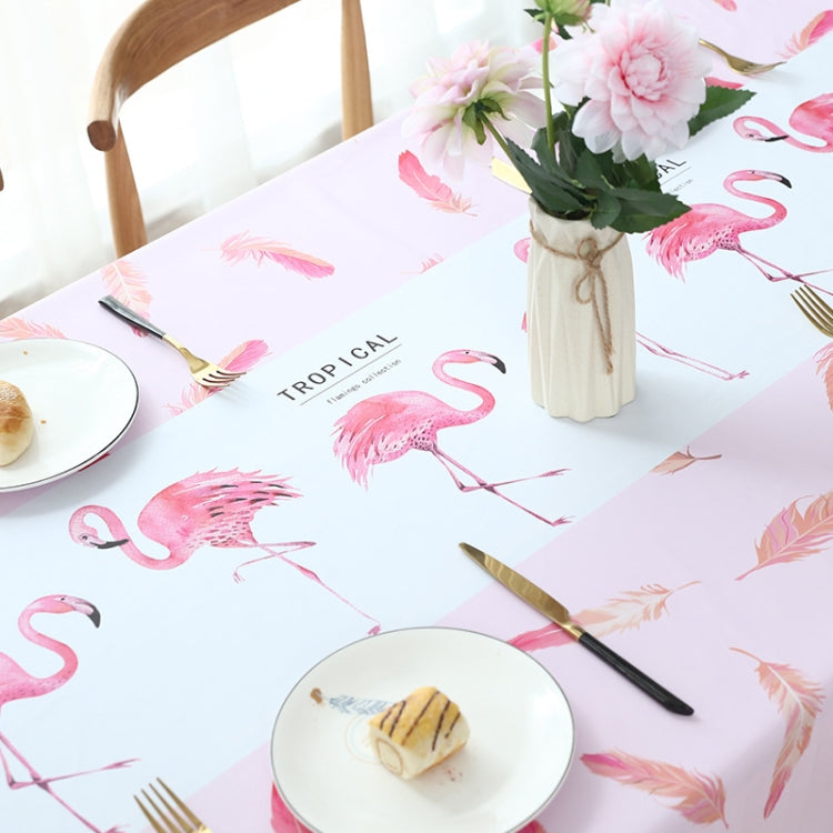 Printinging Coffee Dining Table Cloth PVC Waterproof Oilproof Anti-scalding Tablecloth