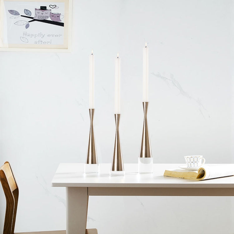 Golden Iron Candlestick Wedding Gift Props Decoration