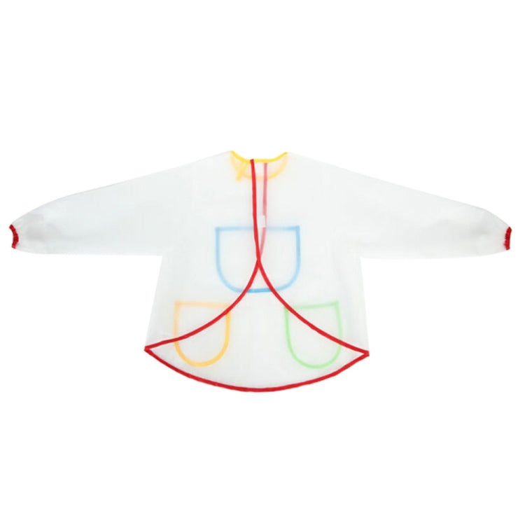 Drawing Waterproof Anti-dirty Transparent Apron for Children
