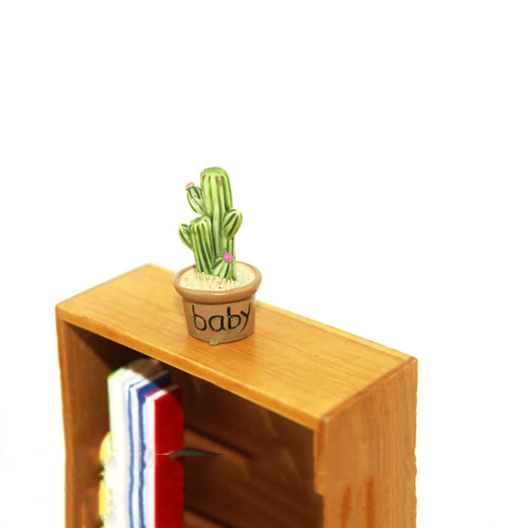 Mini Cute Potted Artificial Plant Flower Miniature Doll House Decoration Accessories