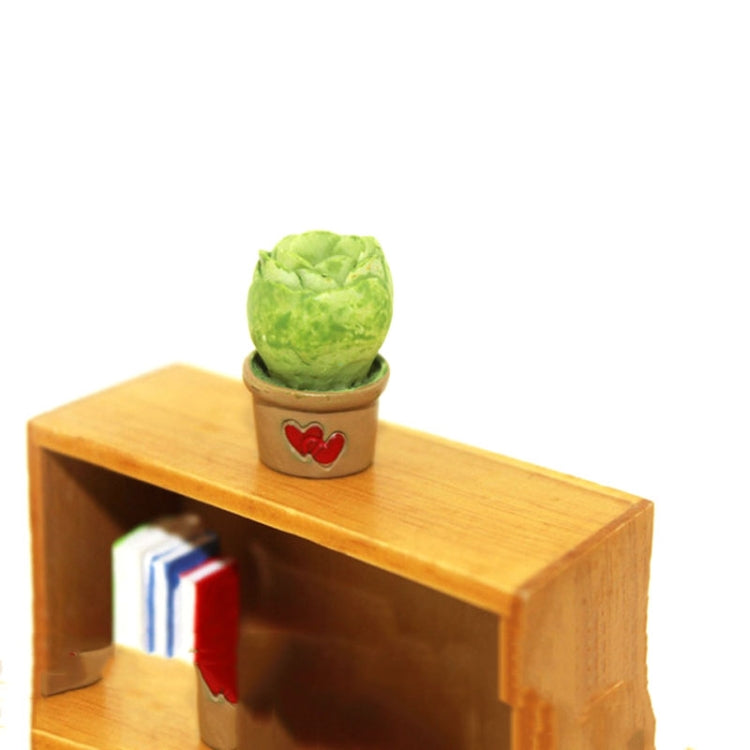 Mini Cute Potted Artificial Plant Flower Miniature Doll House Decoration Accessories