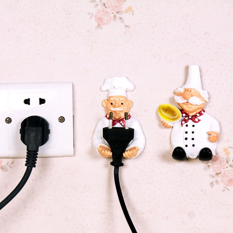 Cute Wall Self Adhesive Plug Resin Hook Kitchen Rack