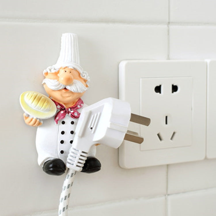 Cute Wall Self Adhesive Plug Resin Hook Kitchen Rack