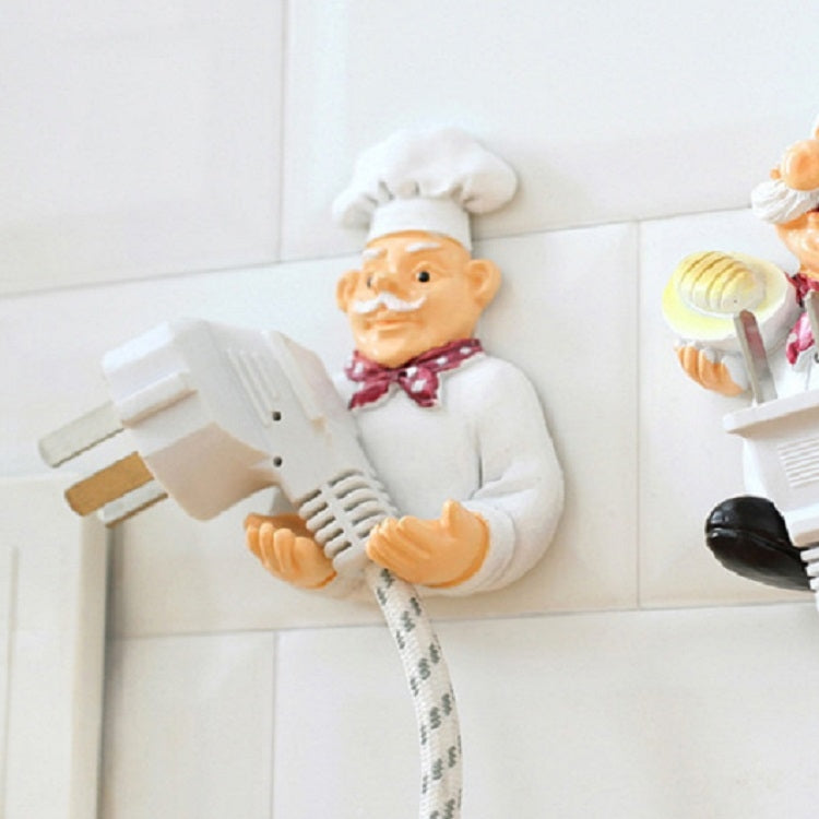 Cute Wall Self Adhesive Plug Resin Hook Kitchen Rack