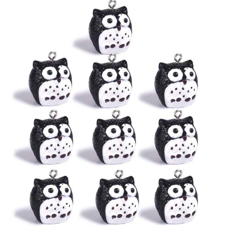 10 PCS Owl Mini Micro Landscape Decoration Resin Crafts DIY Landscape Ornaments