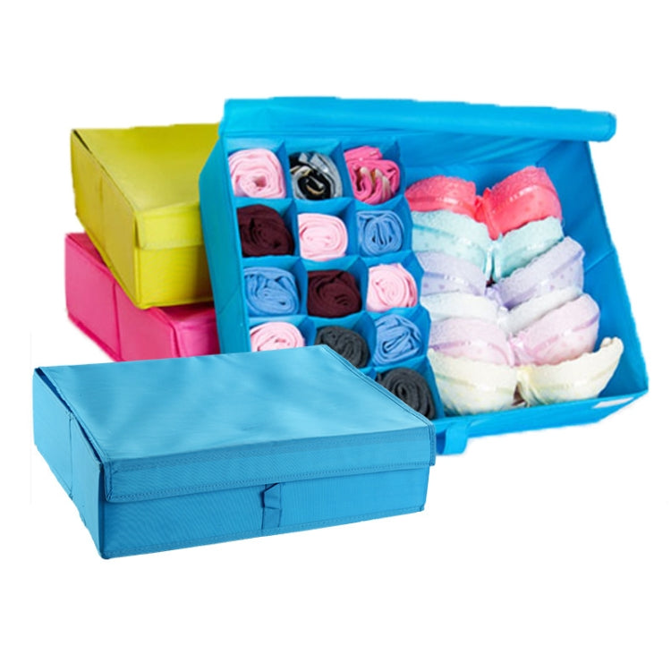 Oxford Cloth Underwear Socks Assortment Storage with Lid Finishing Box