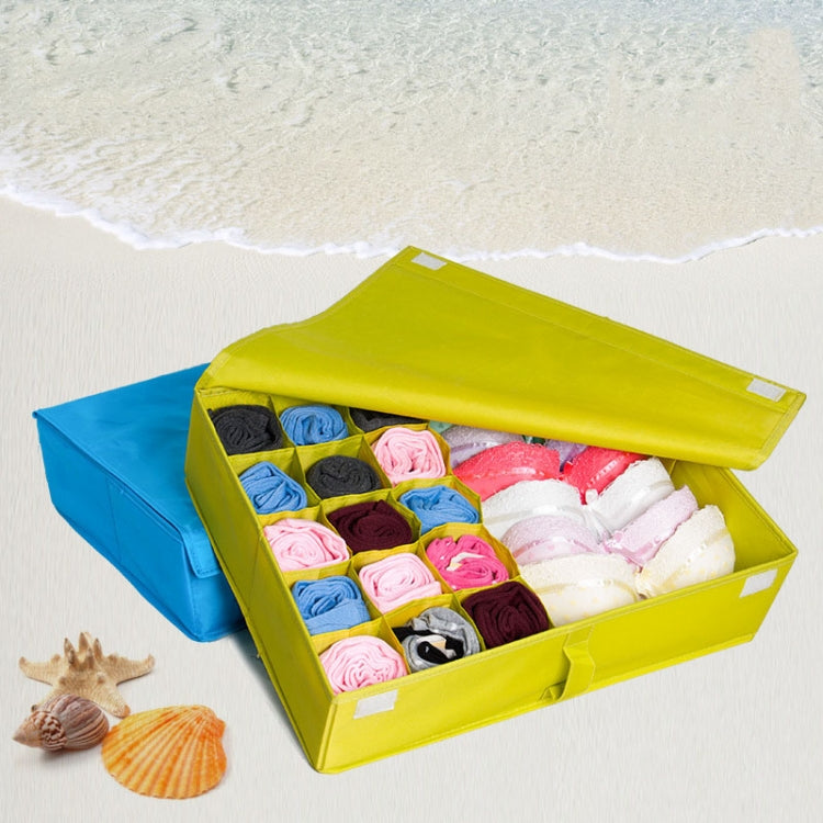 Oxford Cloth Underwear Socks Assortment Storage with Lid Finishing Box