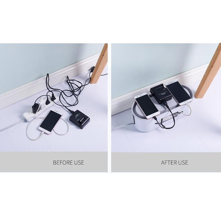 Household Daily Plug-in Board Storage Box Charger Data Cable Power Outlet Finishing Box