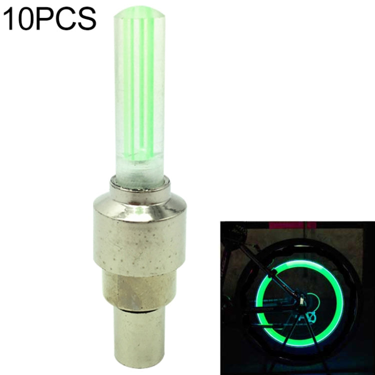 10 PCS LED Bicycle Lights Wheel Tire Valve Caps Bike Accessories Cycling Lantern Spokes Lamp