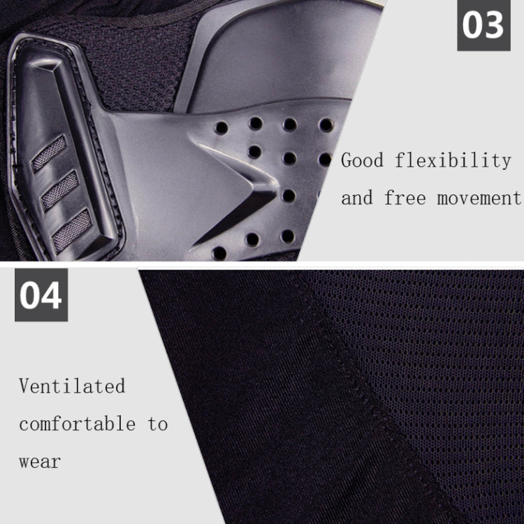 HEROBIKER MP1001B Motorcycleoff-road Armor Pants Cycling Short Style Drop-proof Protective Pants