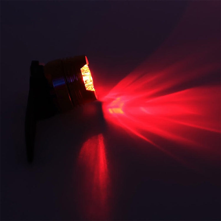 Aluminum Bicycle Cycling Front Rear Tail Helmet Red White LED Flash Lights Safety Warning Lamp Cycling Caution Light Waterproof