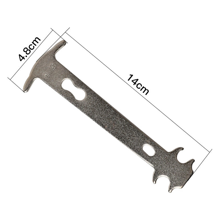 2pcs Bicycle Chain Wear Indicator Checker Mountain Road Bike MTB Chains Gauge Measurement Ruler Cycling Replacement Repair Tool