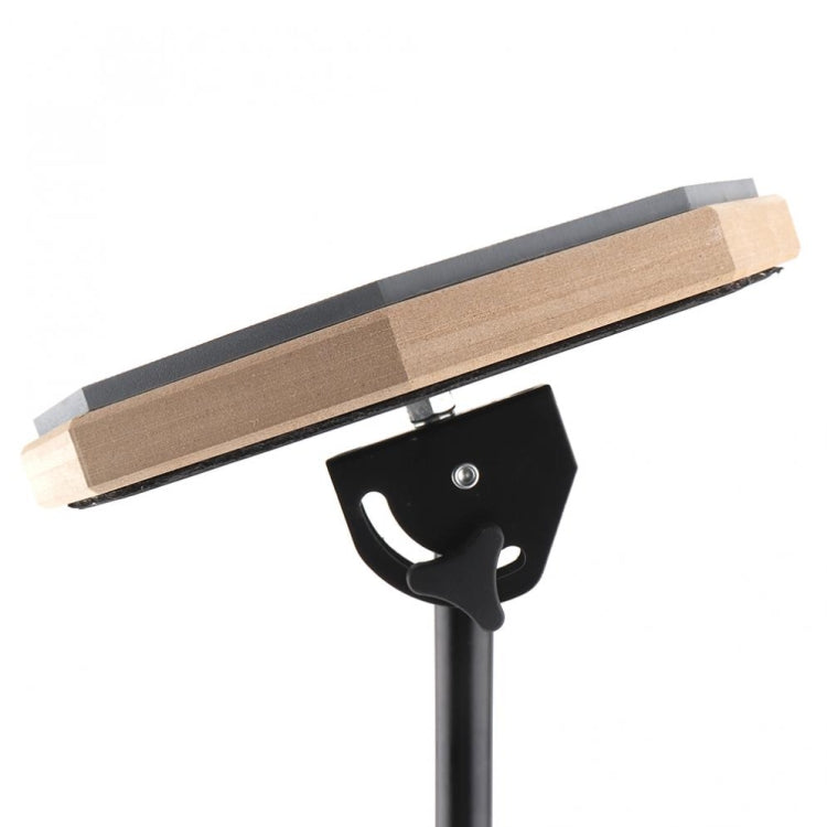 8 Inch Rubber Wooden Dumb Drum Practice Training Drum Pad with Stand
