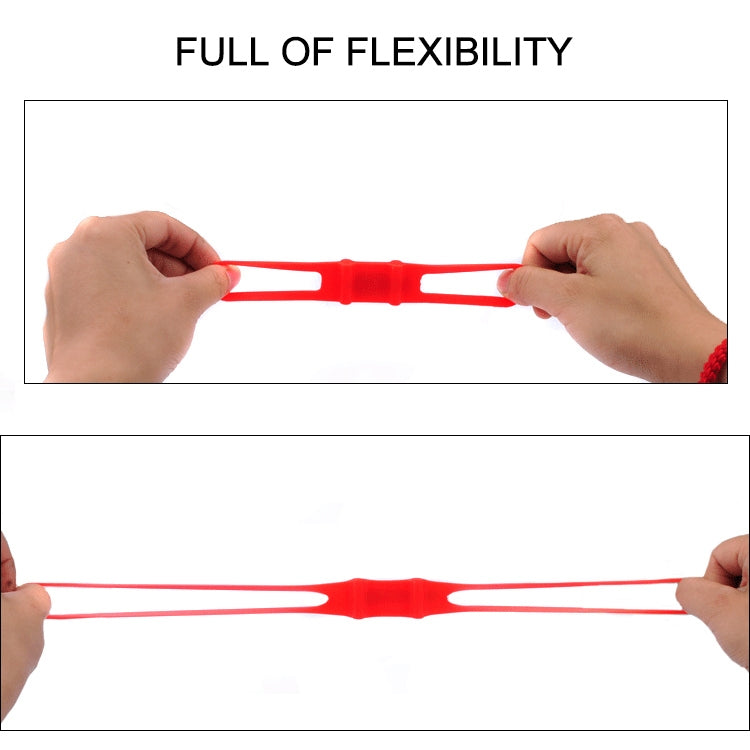 5 PCS Silicon Strap Mountain Road Bike Torch Phone Flashlight  Elastic Bandage Bicycle Light Mount Holder