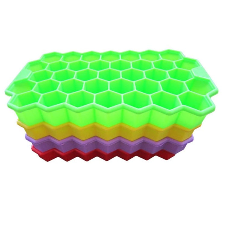 37 Grids Ice Cubes Honeycomb Ice Cream Maker Form DIY Mould Popsicle Molds Yogurt Ice Box Fridge Treats Freezer