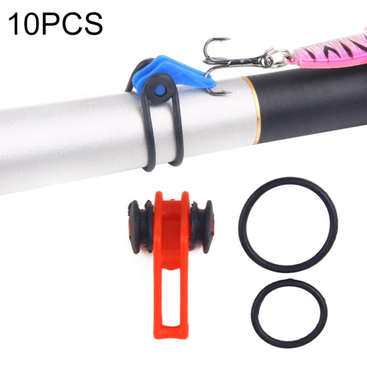 10 PCS/Bag Plastic Fishing Hook Keeper for Fishing Rod Pole Fishing Lures Bait  Safety Holder Fishing Tackle