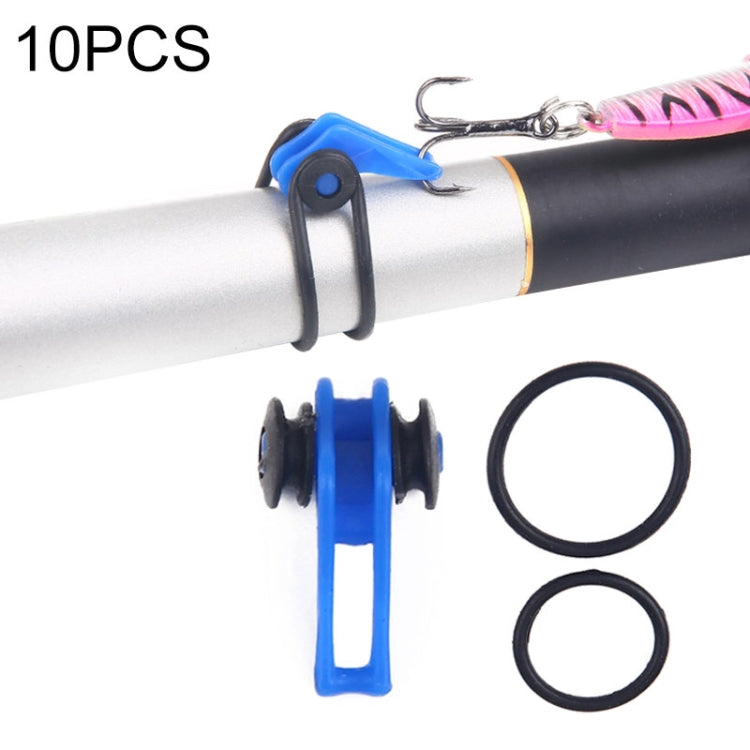 10 PCS/Bag Plastic Fishing Hook Keeper for Fishing Rod Pole Fishing Lures Bait  Safety Holder Fishing Tackle