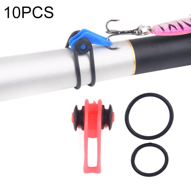 10 PCS/Bag Plastic Fishing Hook Keeper for Fishing Rod Pole Fishing Lures Bait  Safety Holder Fishing Tackle
