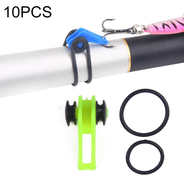 10 PCS/Bag Plastic Fishing Hook Keeper for Fishing Rod Pole Fishing Lures Bait  Safety Holder Fishing Tackle