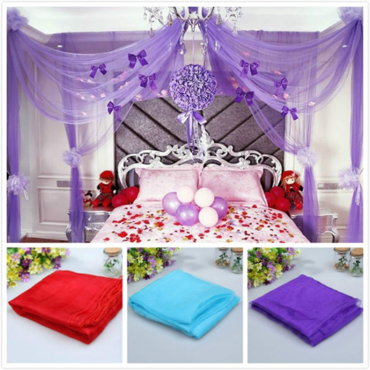 3pcs Tulle Roll Crystal Fabric Organza Tulle Roll Spool Decoration for Wedding Birthday Party, Size:2.5mx48cm