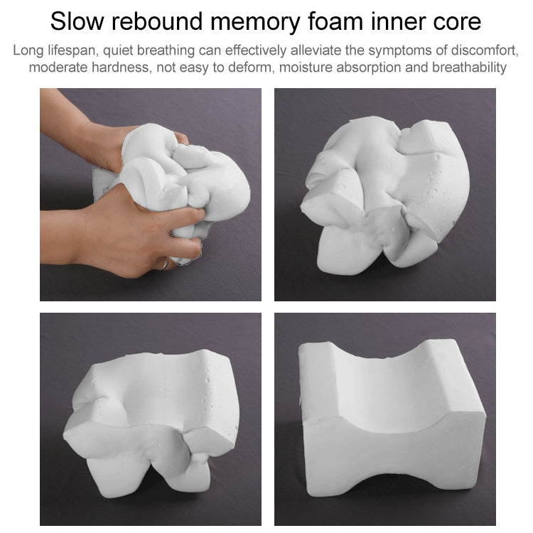 Orthopedic Memory Foam Knee Wedge Pillow for Sleeping Sciatica Back Hip Joint Pain Relief Contour Thigh Leg Pad Support Cushion